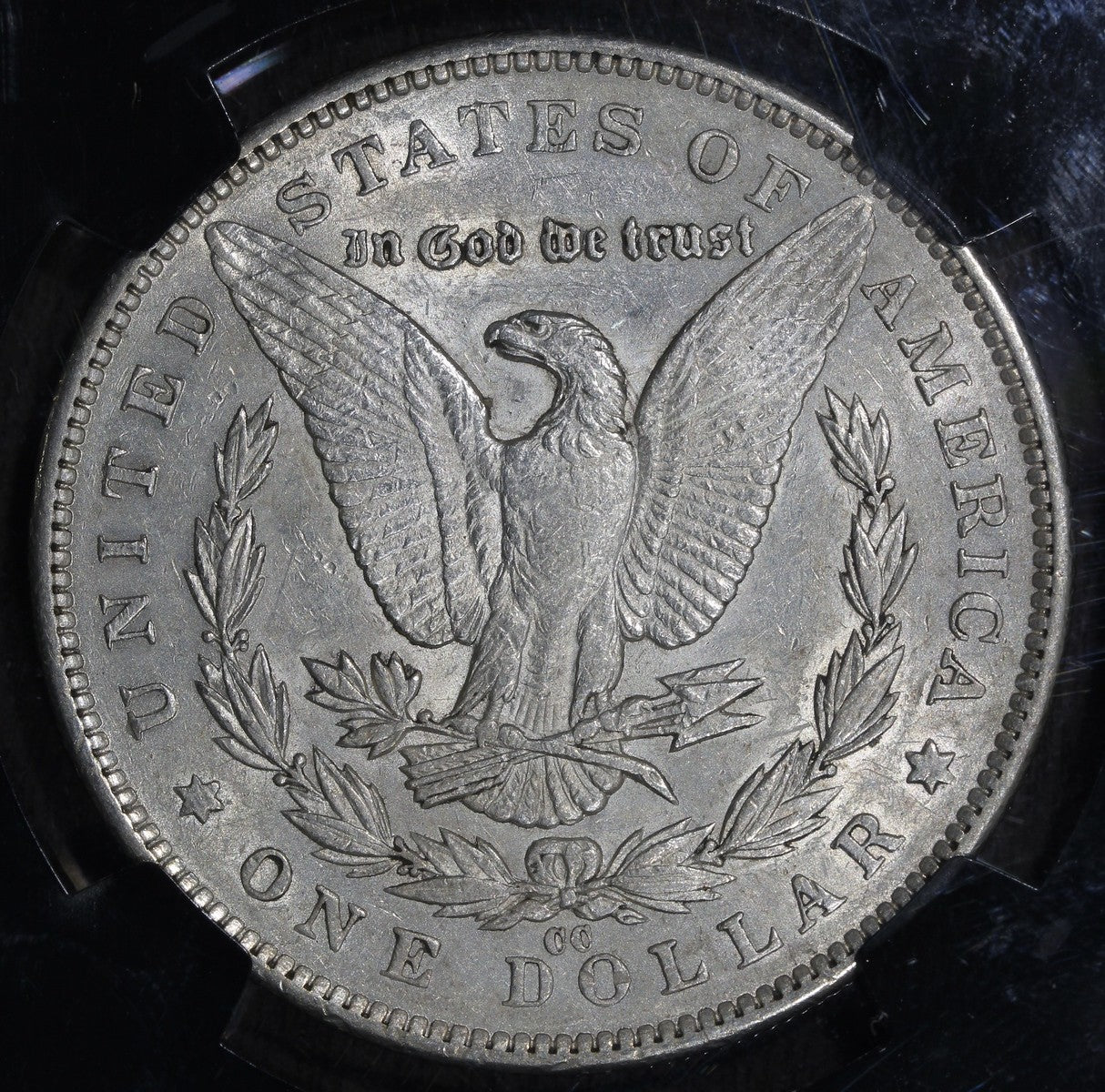 1891-CC (AU50) Morgan Silver Dollar $1 NGC - Spitting Eagle