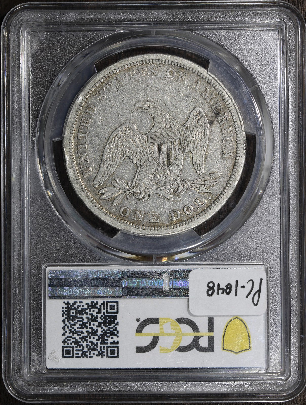 1841 (VF30) Seated Liberty Dollar $1 PCGS - Great Circulated Seated Dollar