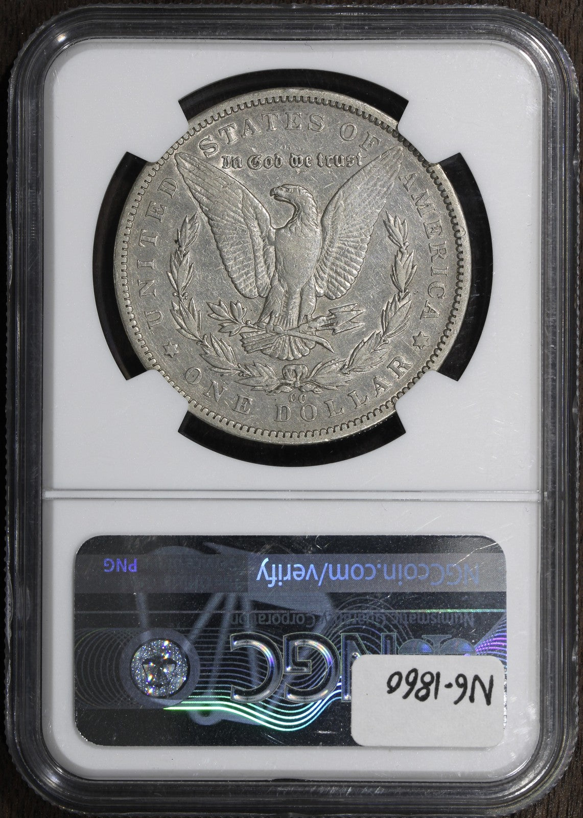 1893-CC (VF35) Morgan Silver Dollar $1 NGC - KEY DATE!