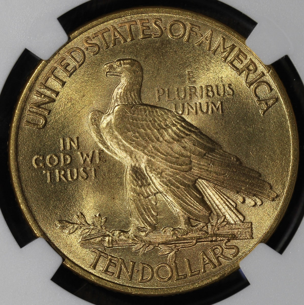1913 (MS65+) Indian Head Gold Eagle $10 NGC - Flashy Gem!