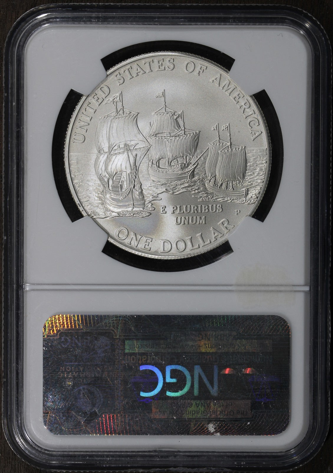 2007-P (MS70) Jamestown Silver Dollar S$1 NGC