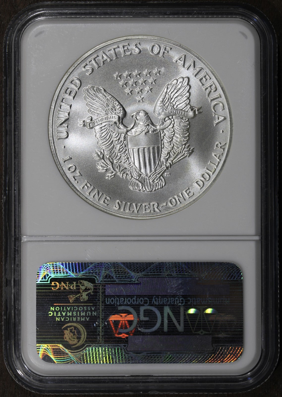 1992 (MS69) American Silver Eagle $1 ASE NGC