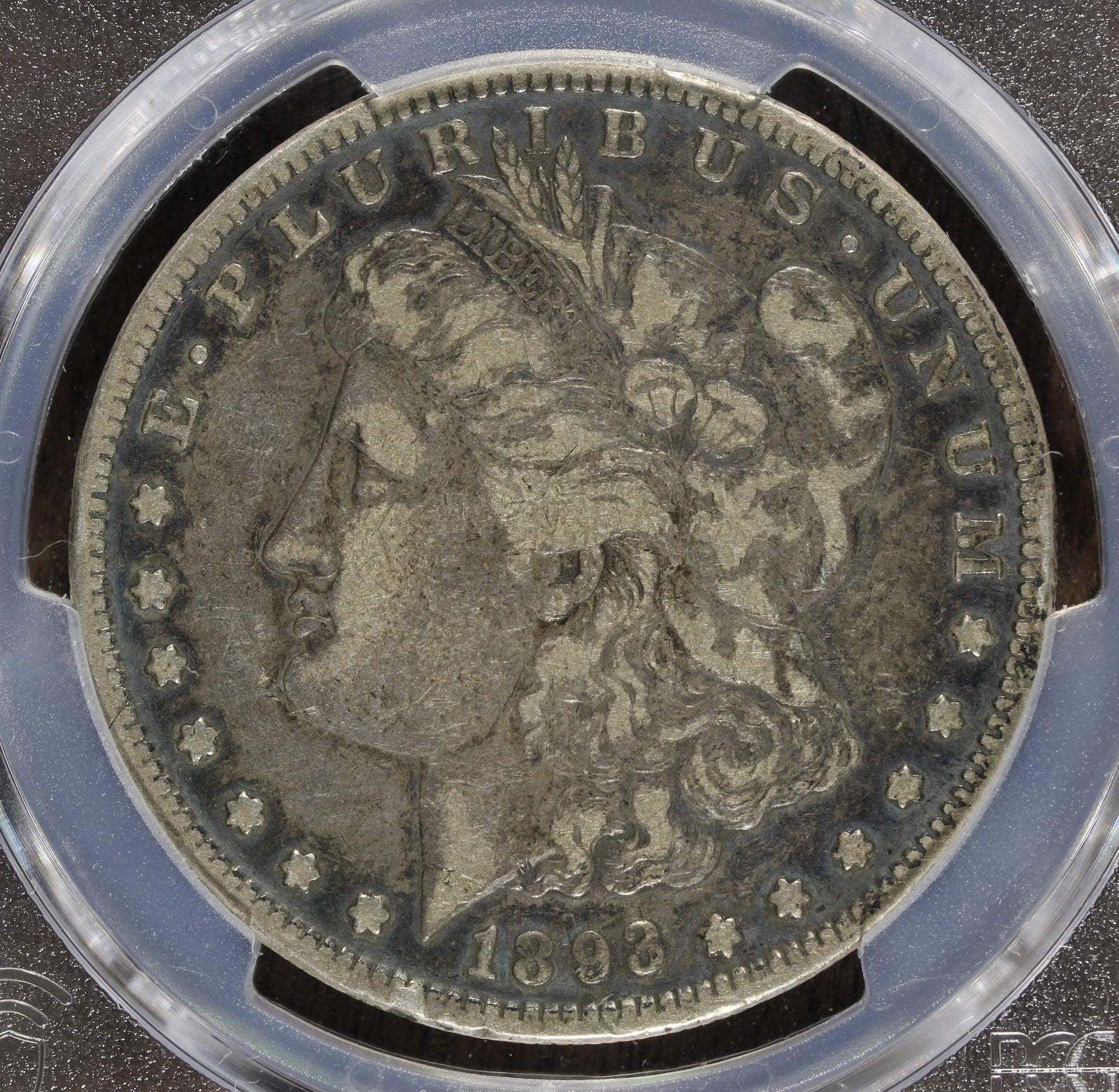 1893-S (F12) Morgan Silver Dollar $1 PCGS - KEY Date!