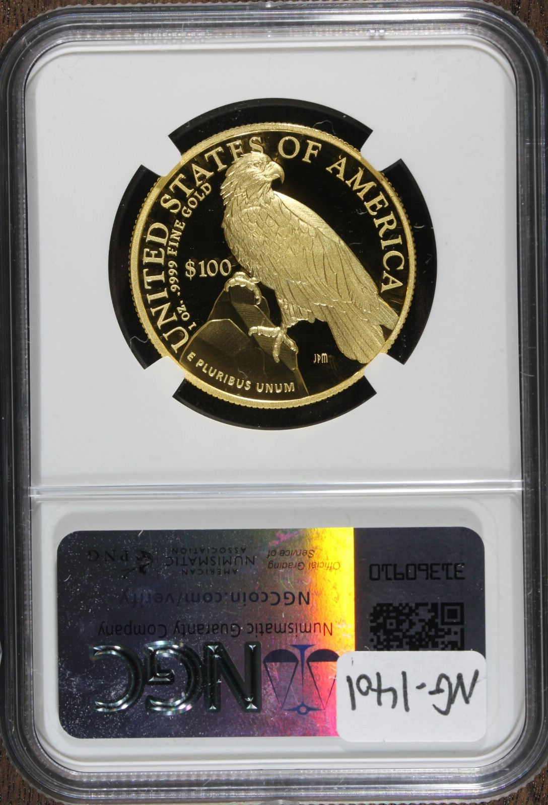 2023-W (PR70) 1 oz High Relief Proof Gold American Liberty $100 NGC FD - Signed