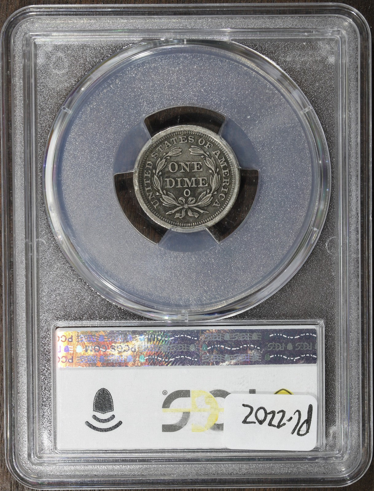 1845-O (VF30 CAC) Seated Liberty Dime 10C PCGS