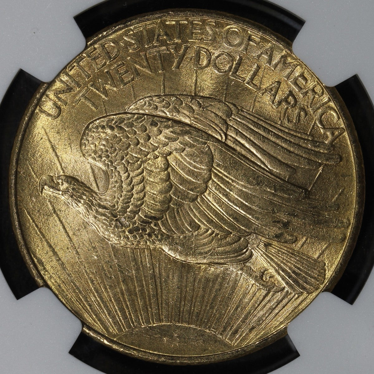 1908 (MS65 CAC) No Motto Saint Gauden's Gold Double Eagle $20 NGC - St.