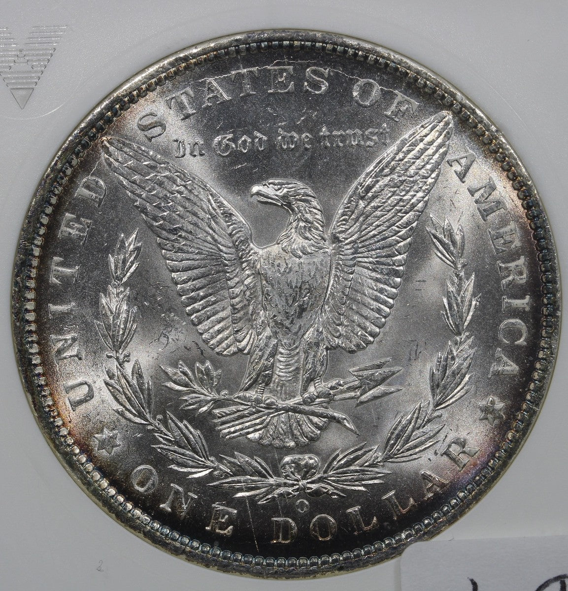 1899-O (MS65) Morgan Silver Dollar $1 ANACS Soapbox - Old Holder Gem
