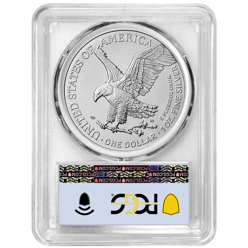 2025 (P) (MS70) American Silver Eagle $1 ASE PCGS FDOI - EAGLE PRIVY 🦅