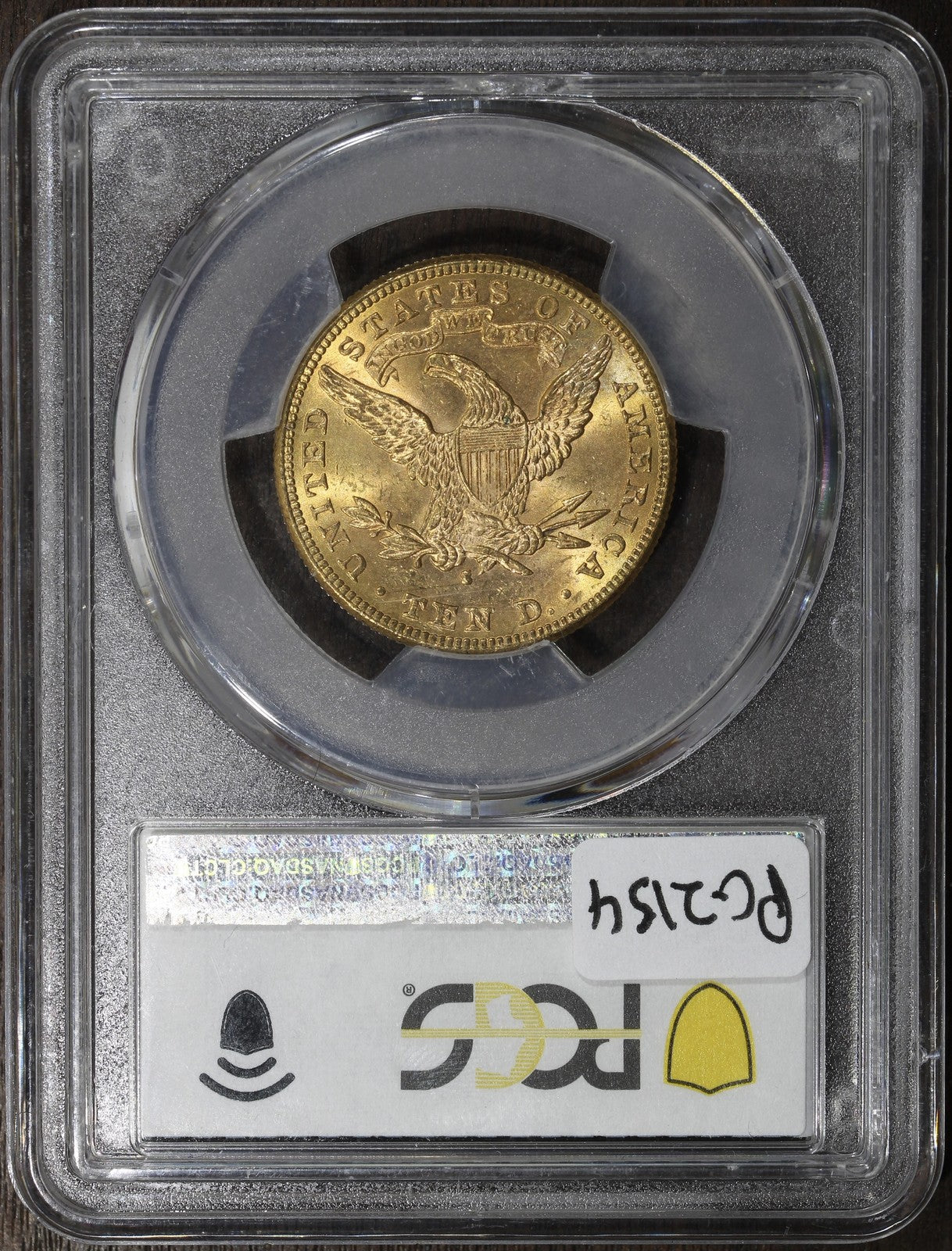 1889-S (MS63+ CAC) Liberty Head Gold Eagle $10 PCGS