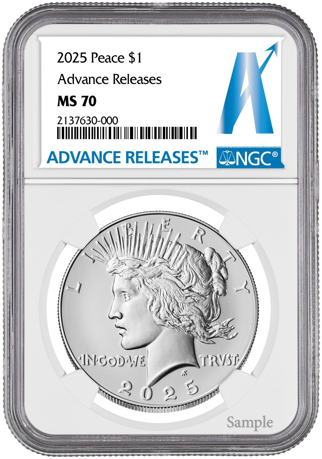 2025-P (MS70) Morgan & Peace Silver Dollar (2 Coin Set) Advanced AR NGC Presale