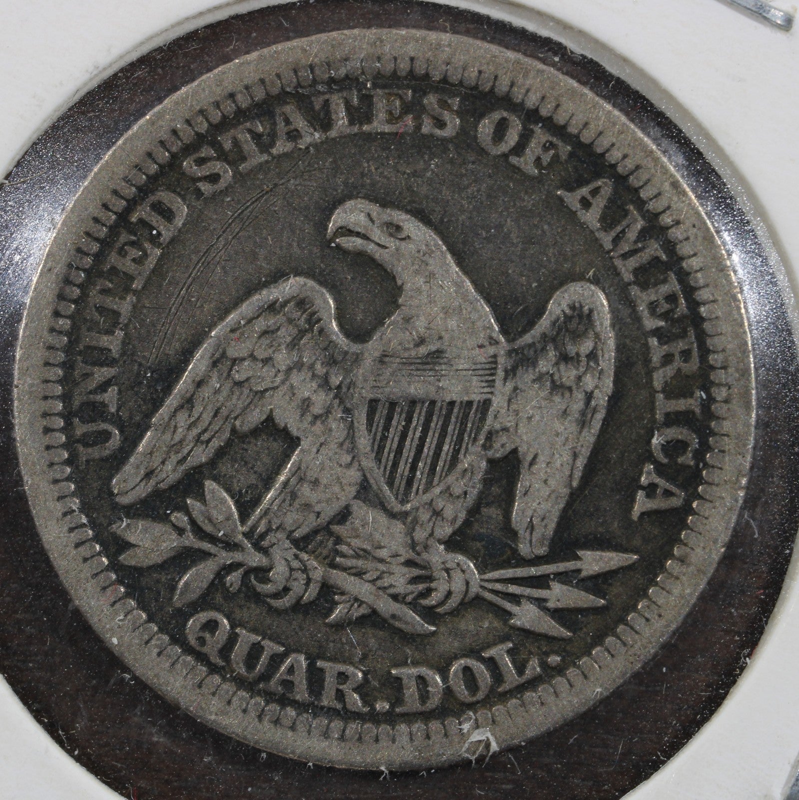 1854 Seated Liberty Quarter 25C VF - Arrows