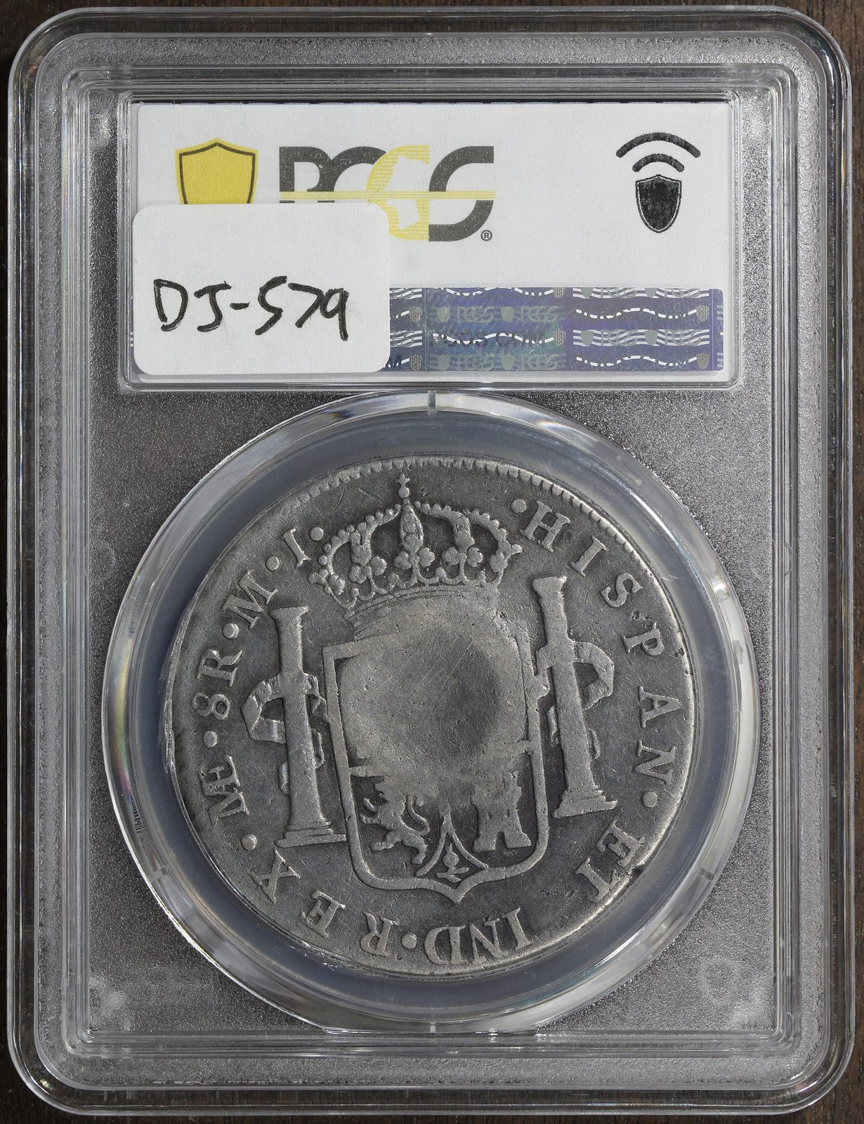 (1811) (VF20) Scotland C/M on Peru 8 Reales PCGS - Grill Cancelled