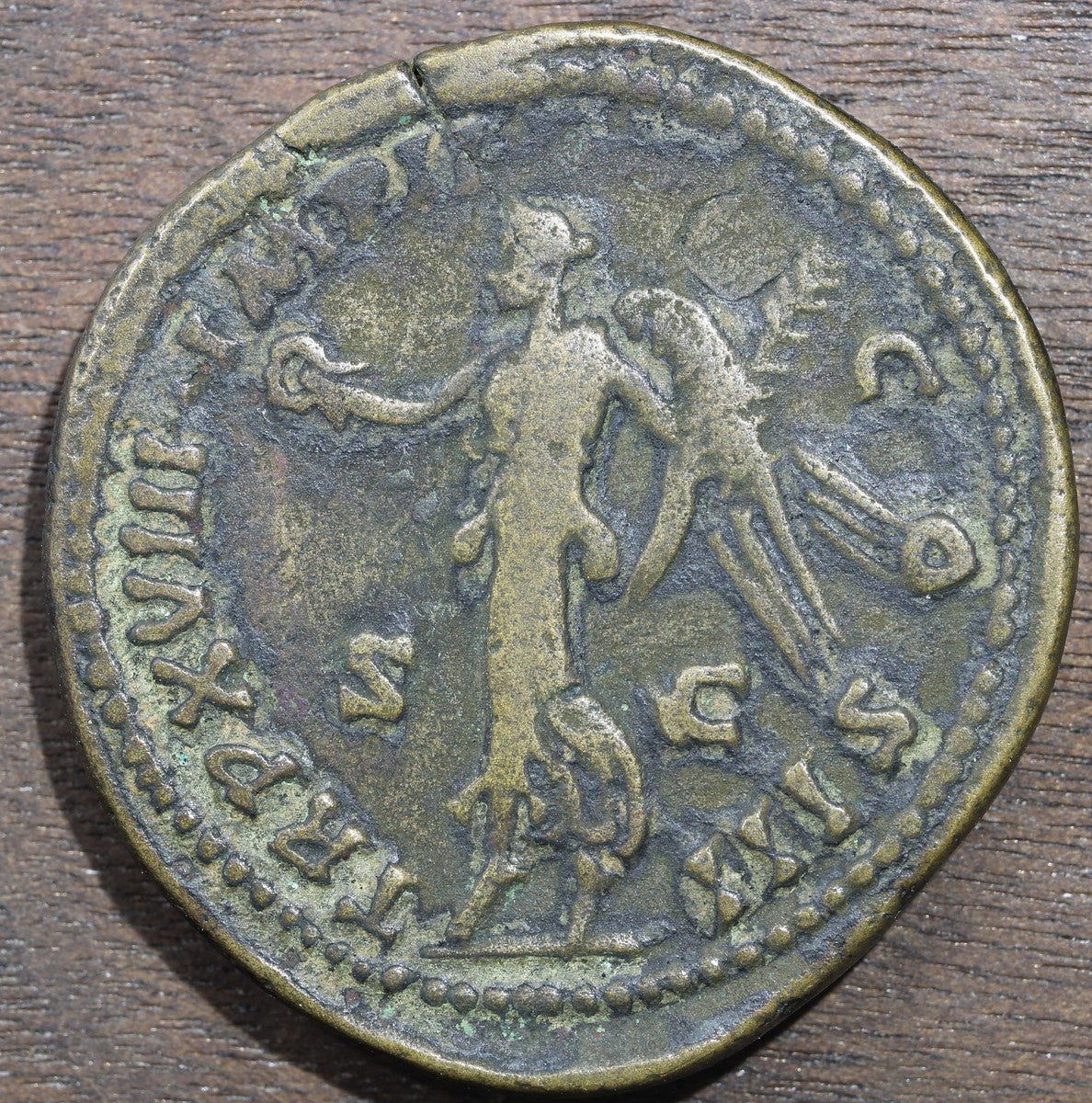 Marcus Aurelius Roman Empire Sestertius Large Copper 161-180 AD - Nice