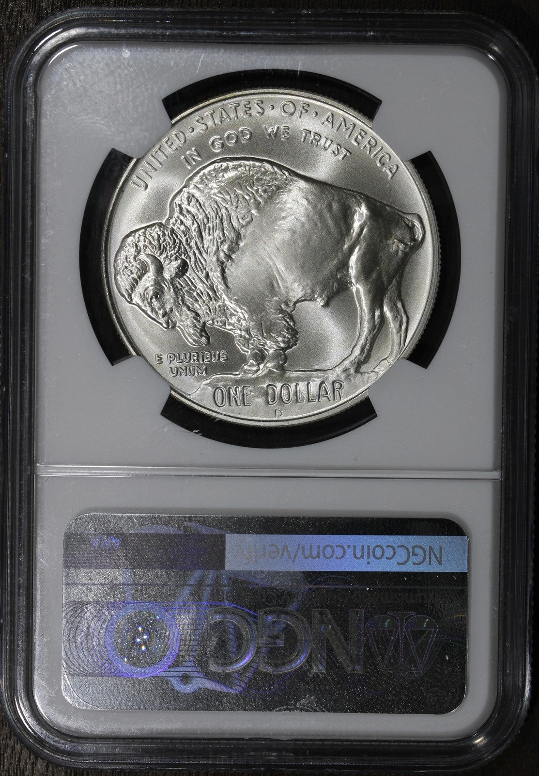 2001-D (MS69) Buffalo Silver Dollar $1 NGC