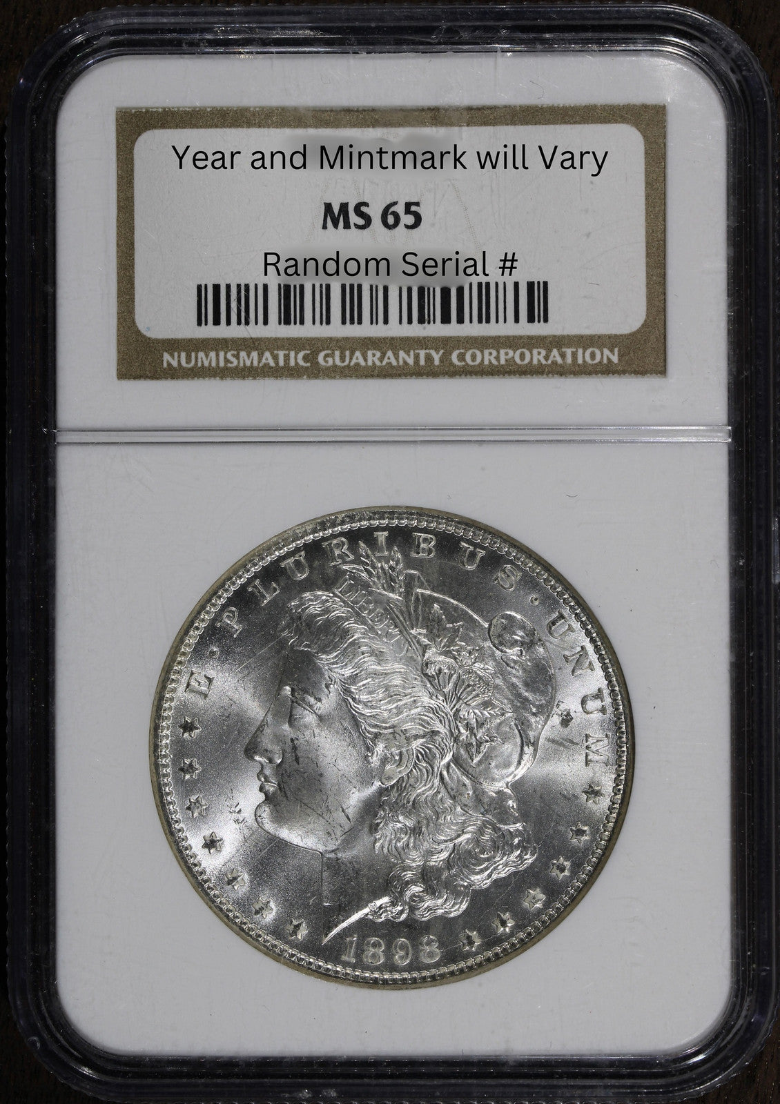 (1) Random Year 1878-1904 (MS65) Morgan Silver Dollar $1 NGC Graded - Pre 1921