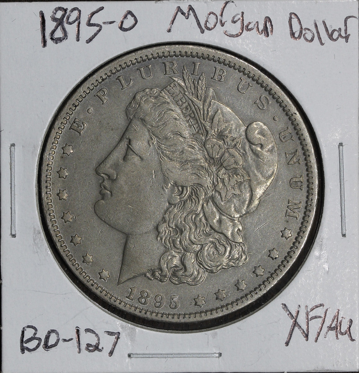 1895-O Morgan Silver Dollar $1 - XF/AU - KEY Date