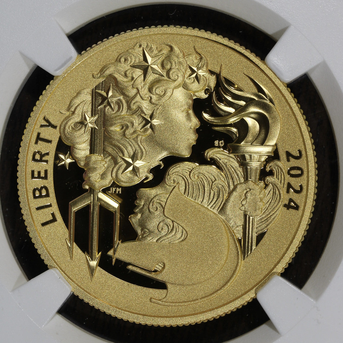2024-W (PF70) 1 oz $100 Proof Gold Liberty & Britannia NGC - Early Releases - US