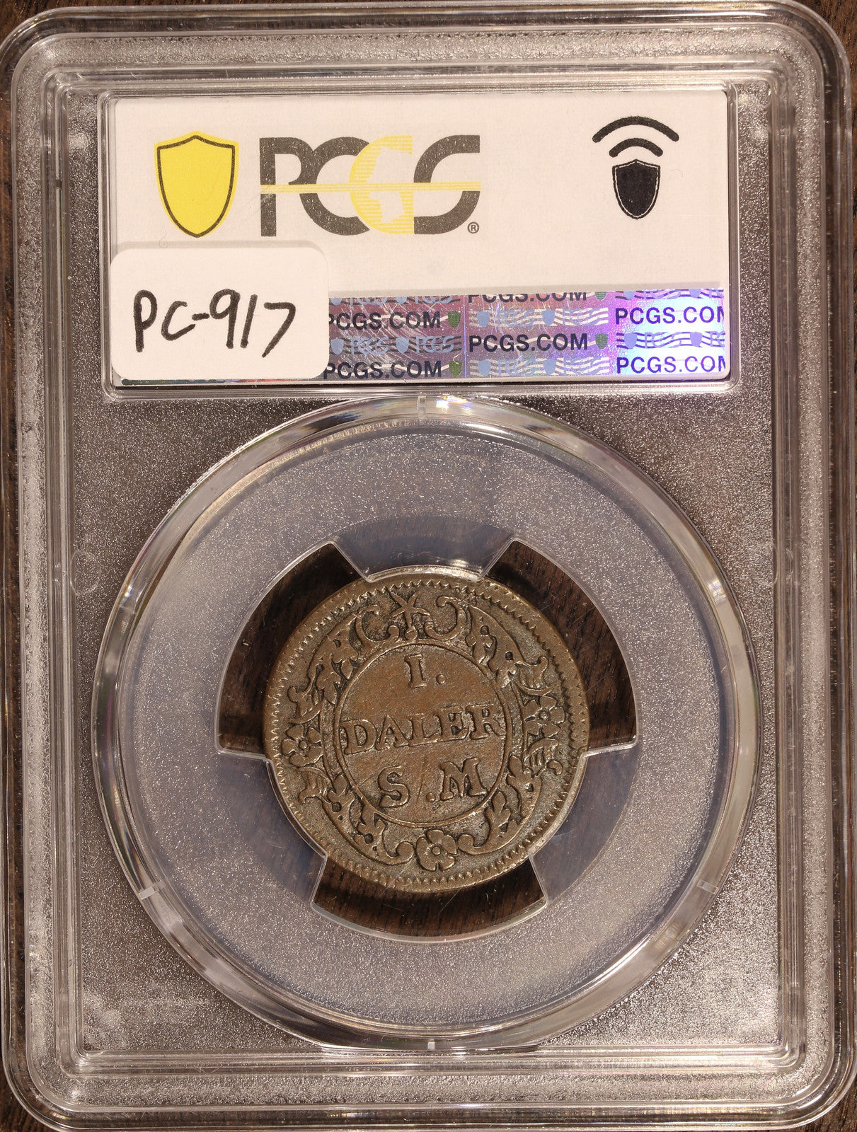 1718 (VF30) Sweden Daler PCGS - Phoebus