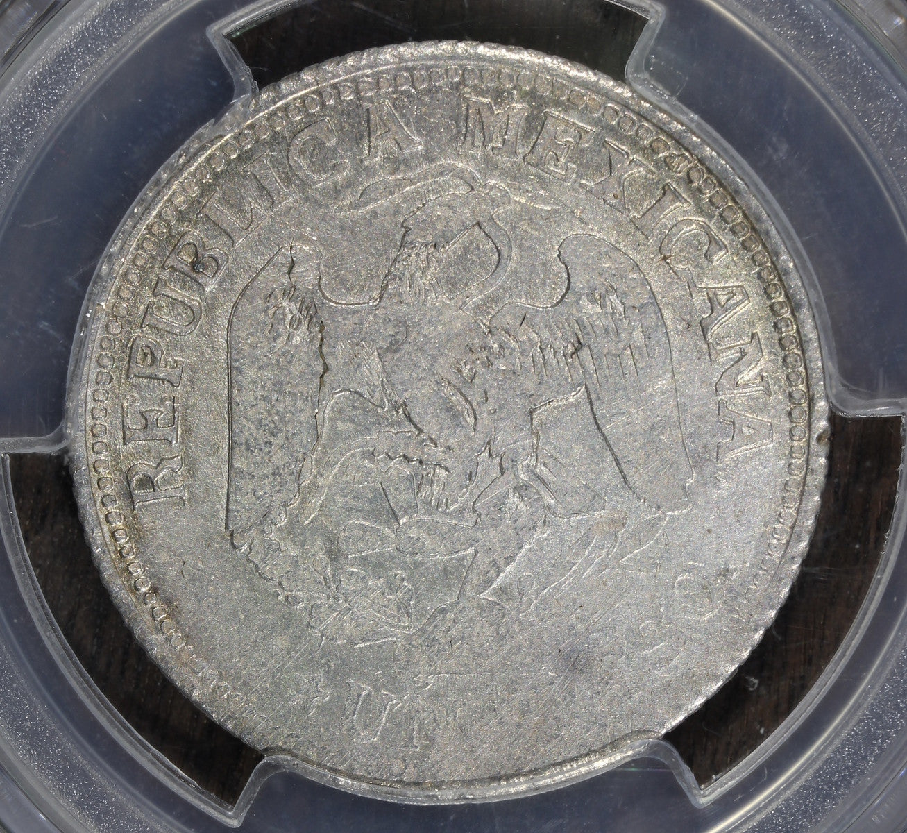 1914-GRO (UNC Detail) Mexico Guerrero 1 Un Peso KM-641 PCGS - Revolutionary!