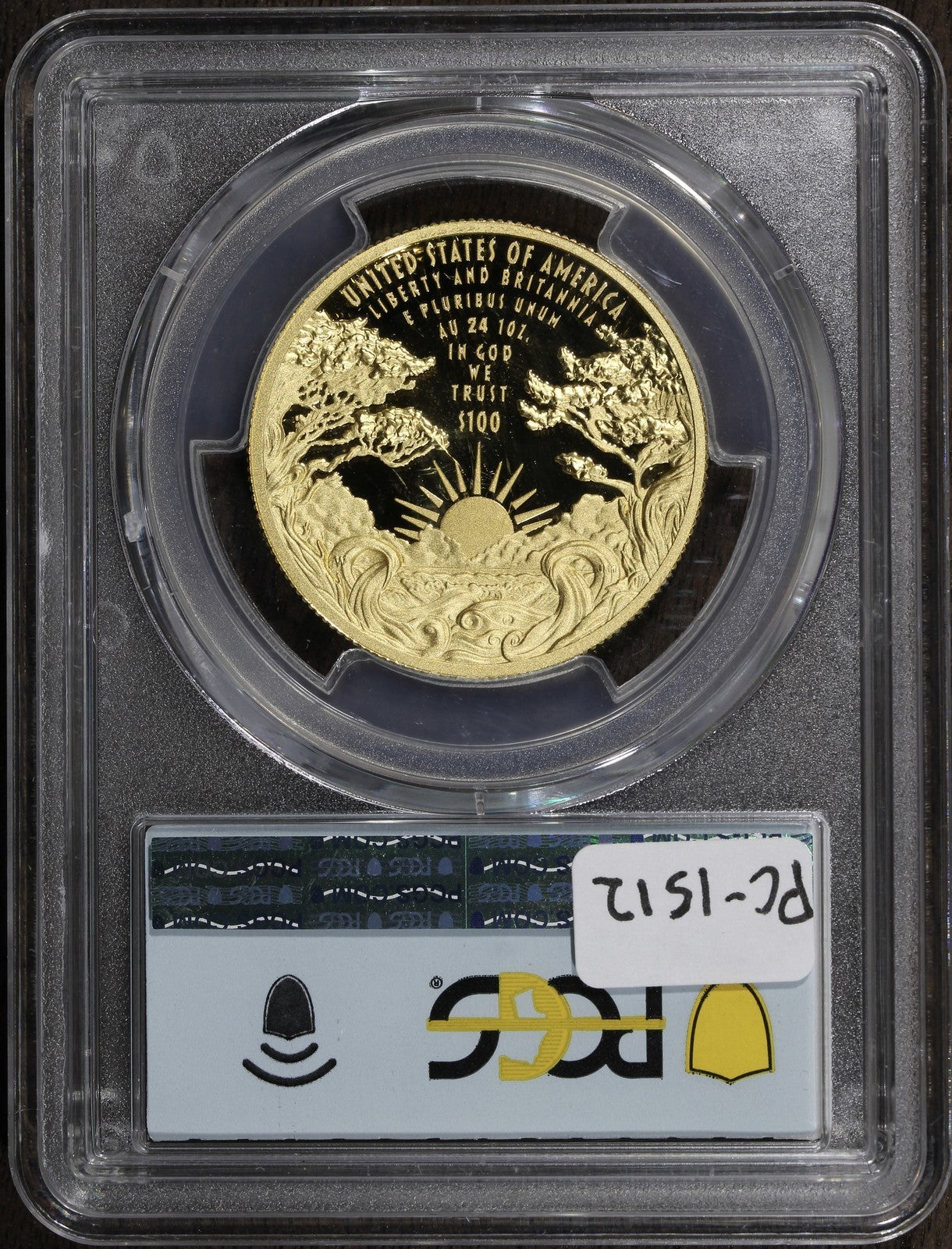 2024-W (PR70) $100 Proof Gold Liberty & Britannia (US Mint) PCGS - FDOI