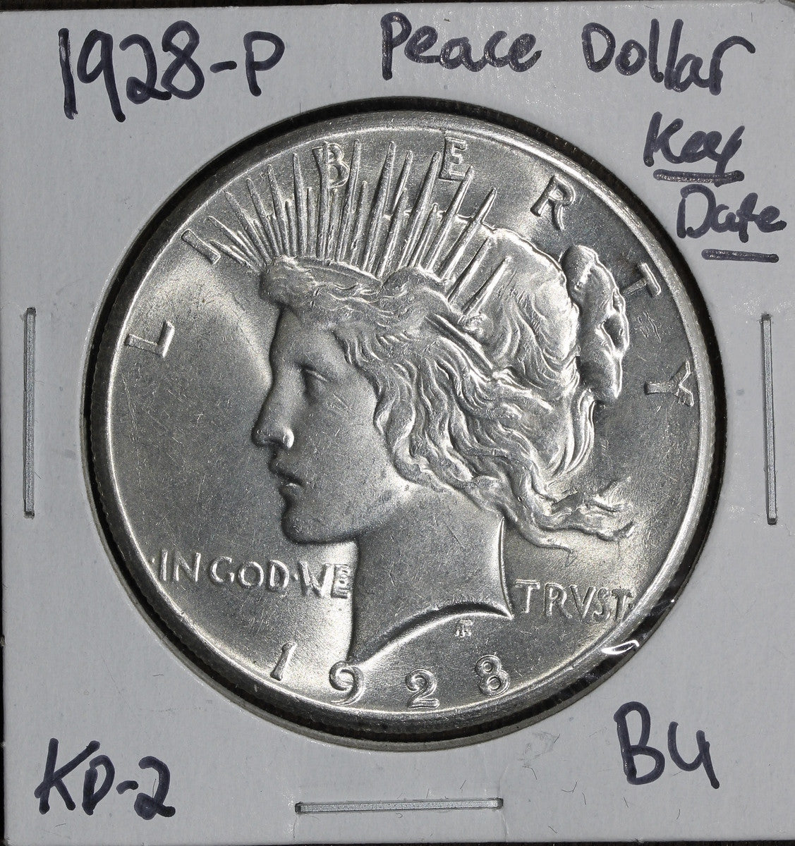 1928-P Peace Silver Dollar $1 - UNC/BU - KEY Date