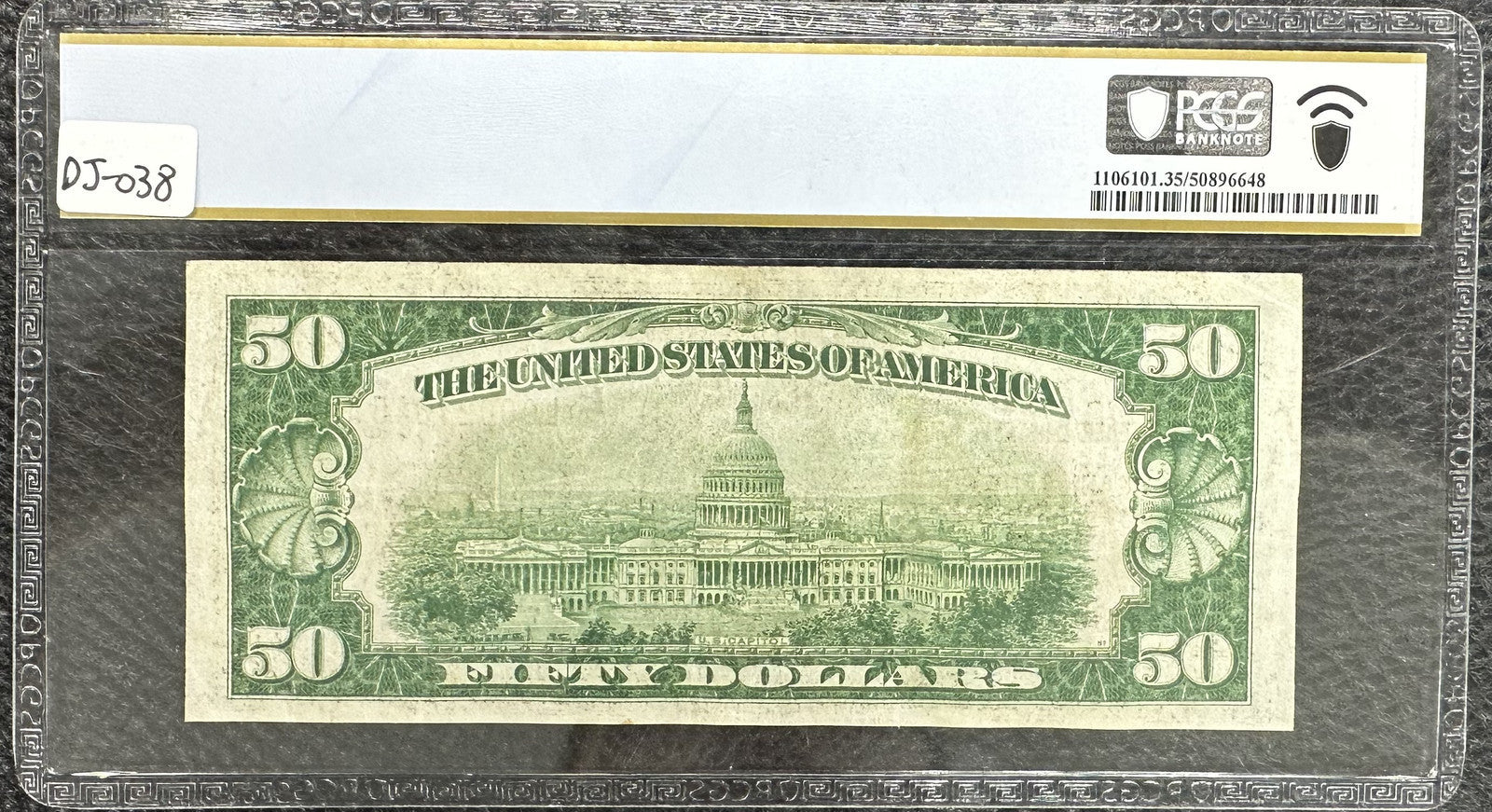1929 (VF35) $50 Fr. 1880-L Federal Reserve Bank Note San Francisco PCGS