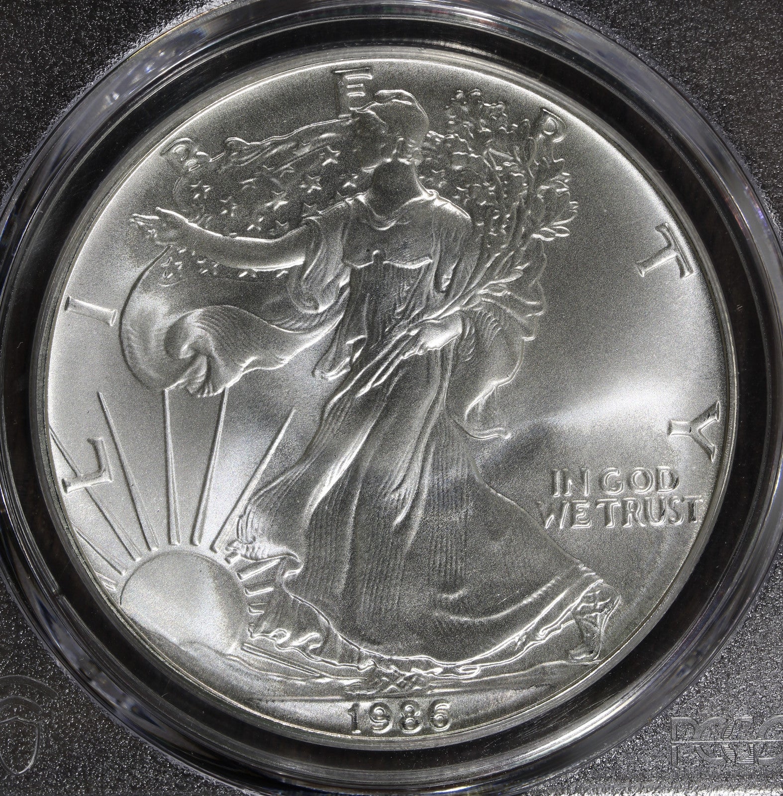 1986 (MS70) American Silver Eagle PCGS $1 ASE - First Year - Flawless