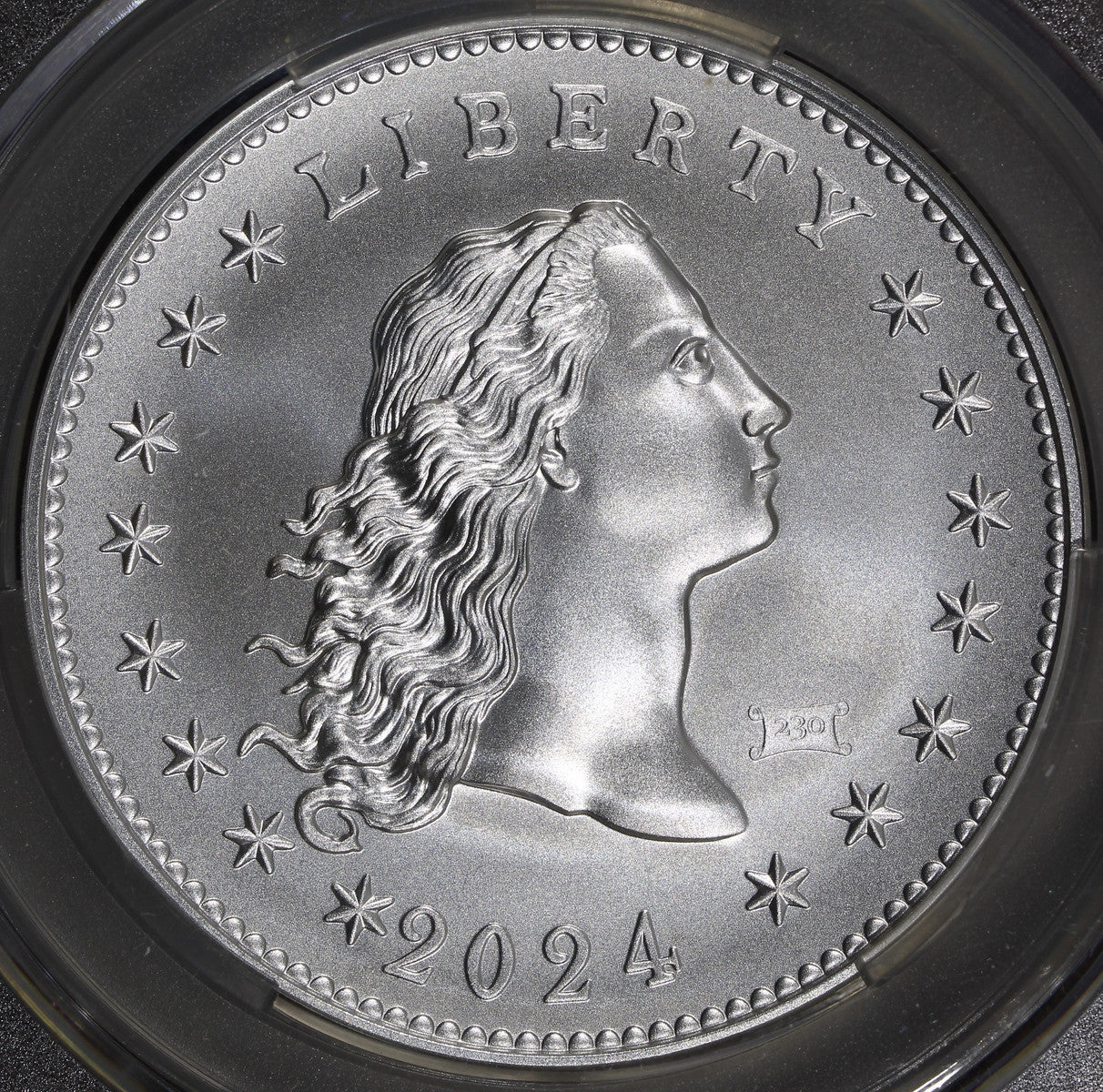 2024 (MS70) Flowing Hair Silver Medal 230th Anniversary (PRIVY) CACG