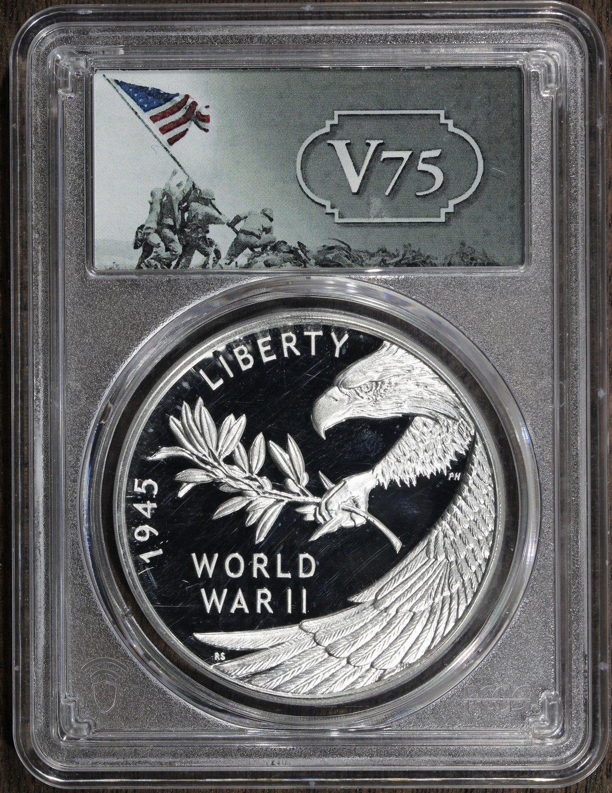 2020 (PR70) End of World War 2 V75 Silver Medal PCGS - First Strike