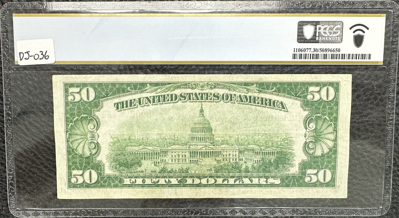 1929 (VF30) $50 Fr. 1880-B Federal Reserve Bank Note New York PCGS