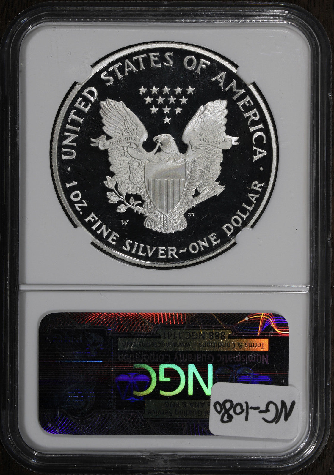 1995-W (PF69) Proof American Silver Eagle NGC $1 ASE - Key Date 1995 W