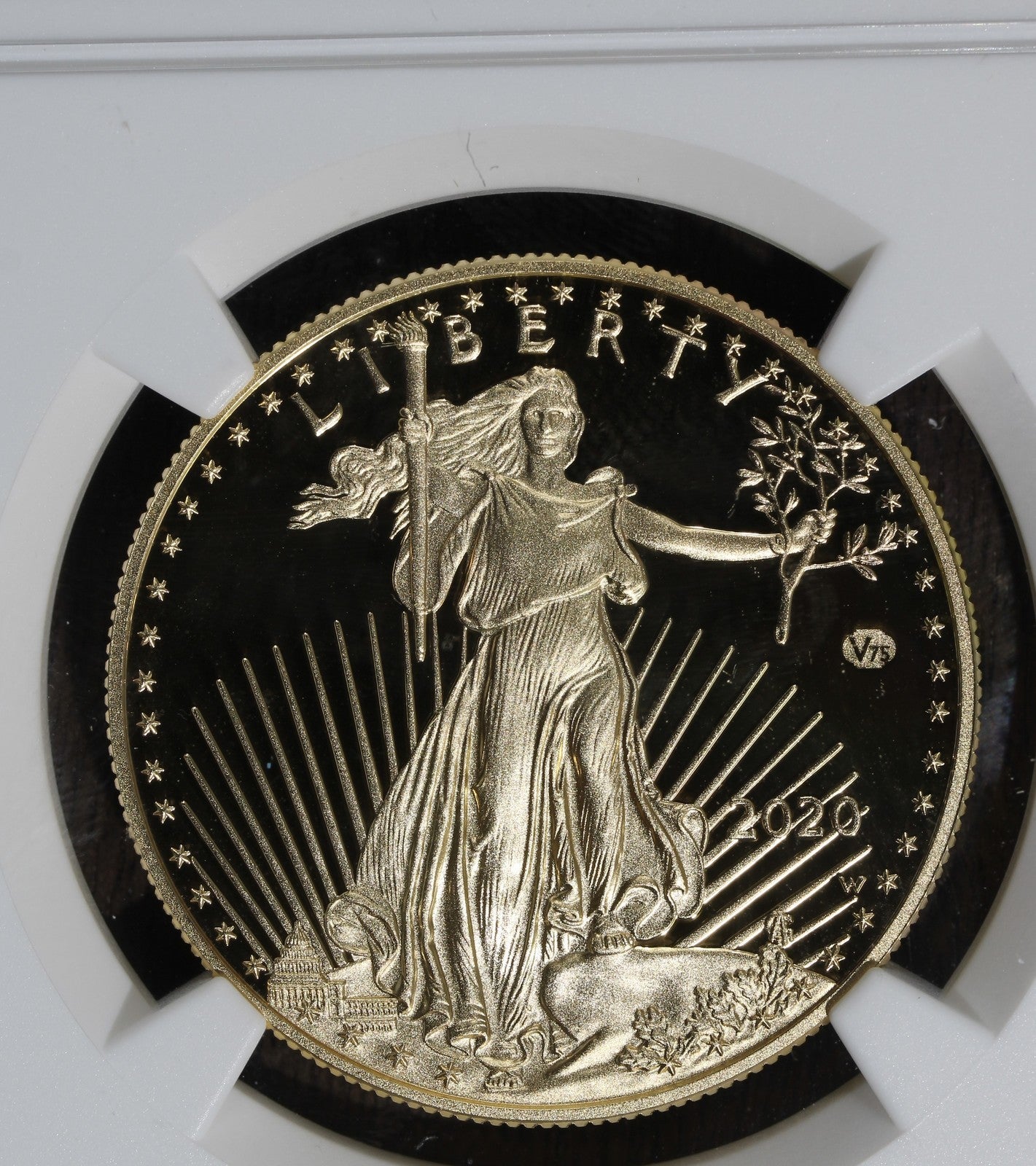 2020-W (PF70) V75 Proof American Gold Eagle Privy $50 NGC - 1945 Minted!!