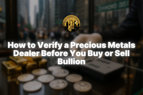 How to Verify a Precious Metals Dealer Before You Buy or Sell Bullion