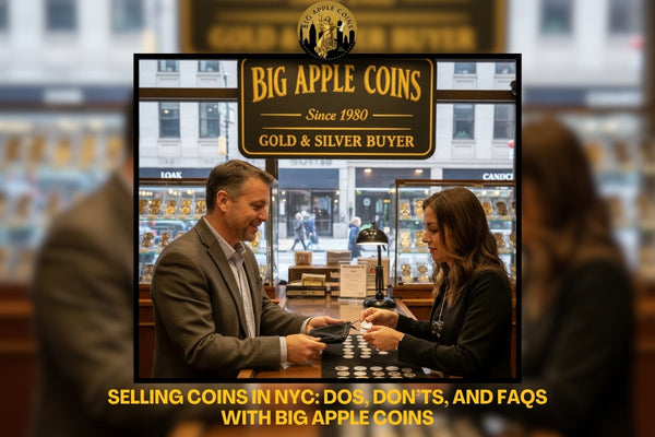Selling Coins in NYC: Dos, Don’ts, and FAQs with Big Apple Coins