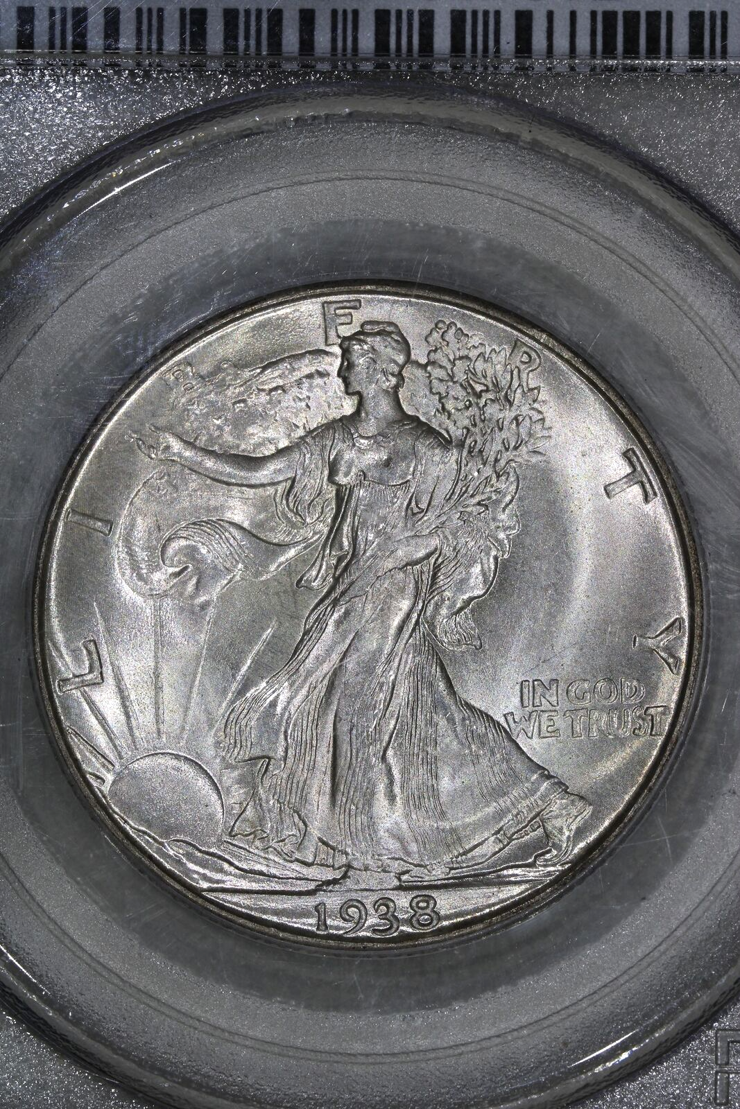 1938-D (MS66 CAC) Walking Liberty Half Dollar 50c PCGS Graded Coin