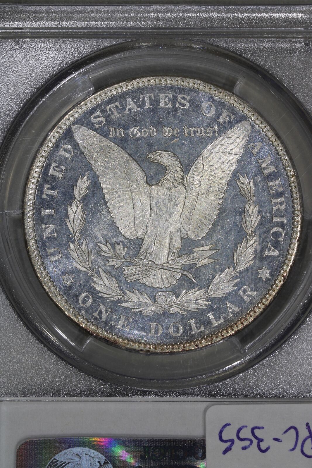 1886 (MS63 DMPL) Morgan Silver Dollar $1 Deep Mirror Prooflike PCGS Graded Coin