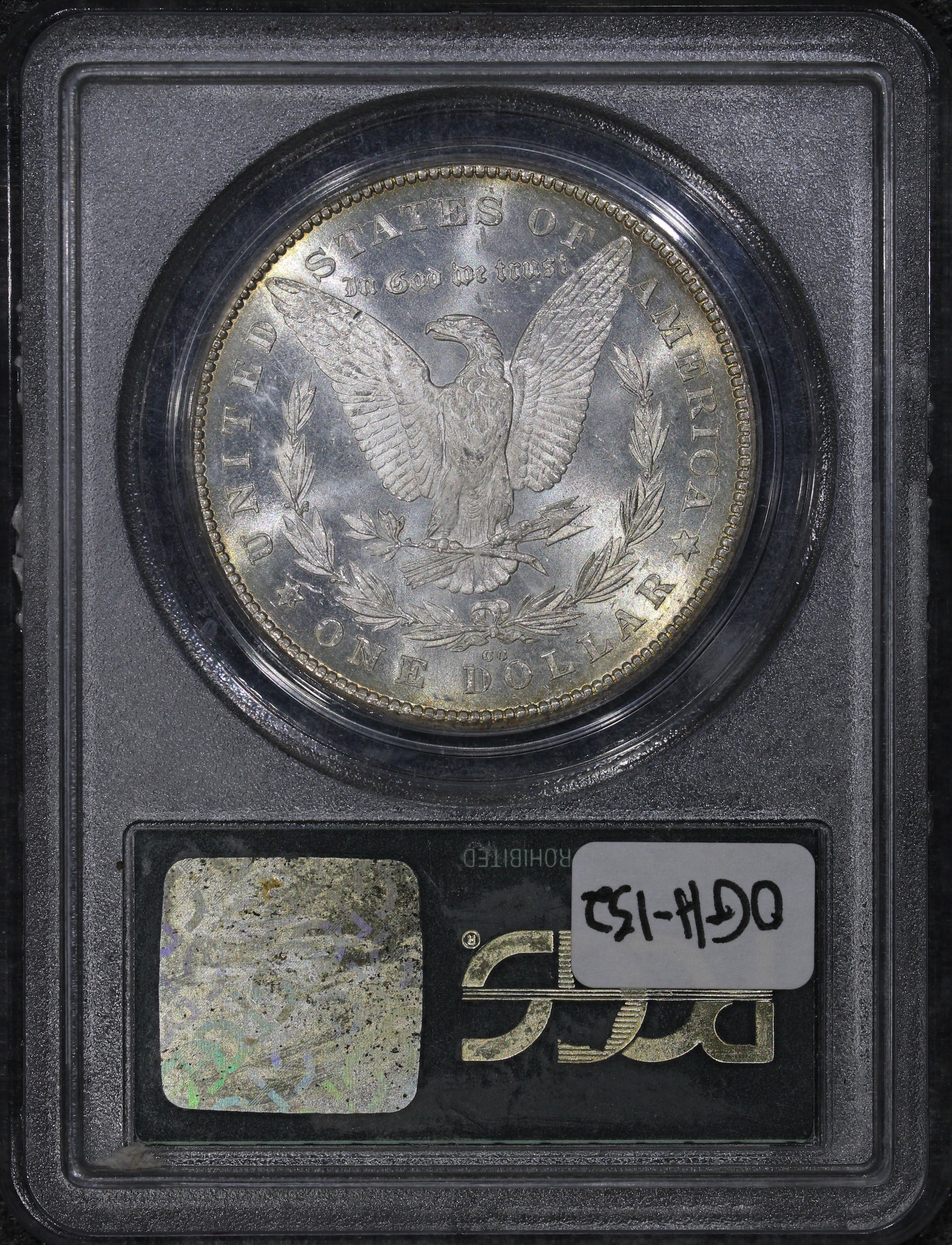 1878-CC (MS63 CAC) $1 Morgan Silver Dollar Old Green Holder PCGS OGH