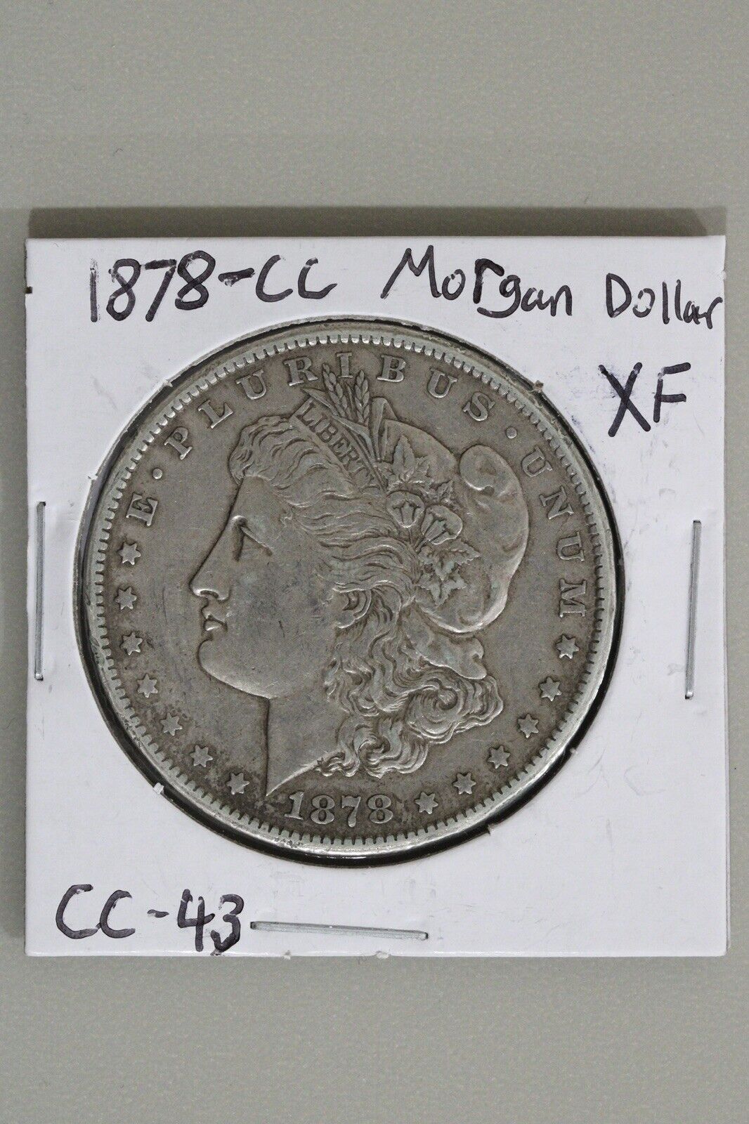 1878-CC (XF) Morgan Silver Dollar - 1878 CC $1 Extremely Fine