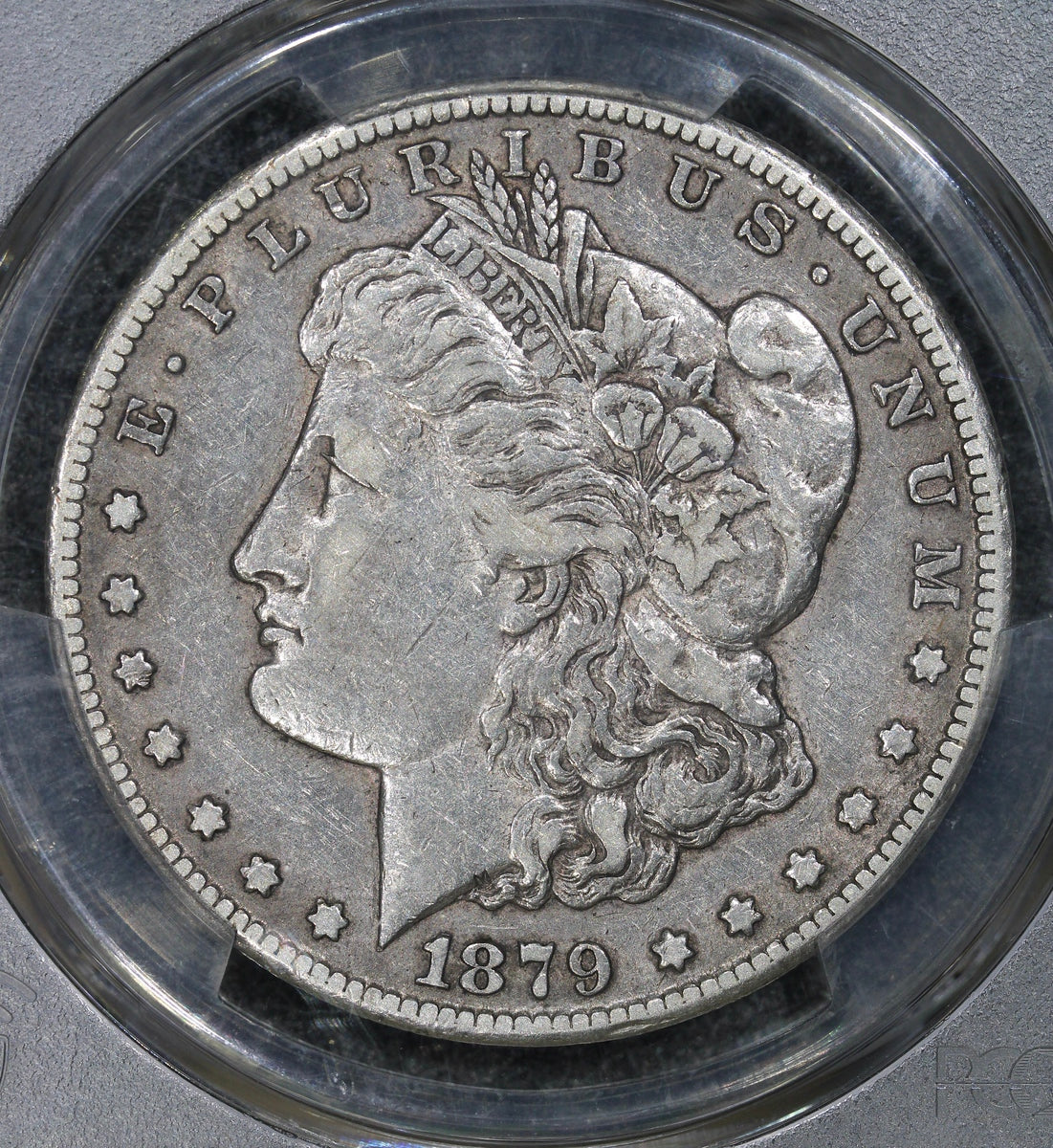 1879-CC (XF40) $1 Morgan Silver Dollar Capped Die PCGS