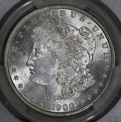 1900-O/CC (MS62) Morgan Silver Dollar $1 PCGS Graded Coin