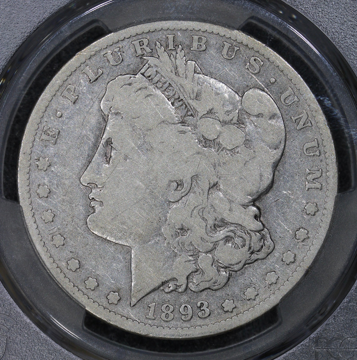 1893-S (G4) $1 Morgan Silver Dollar Key Date PCGS