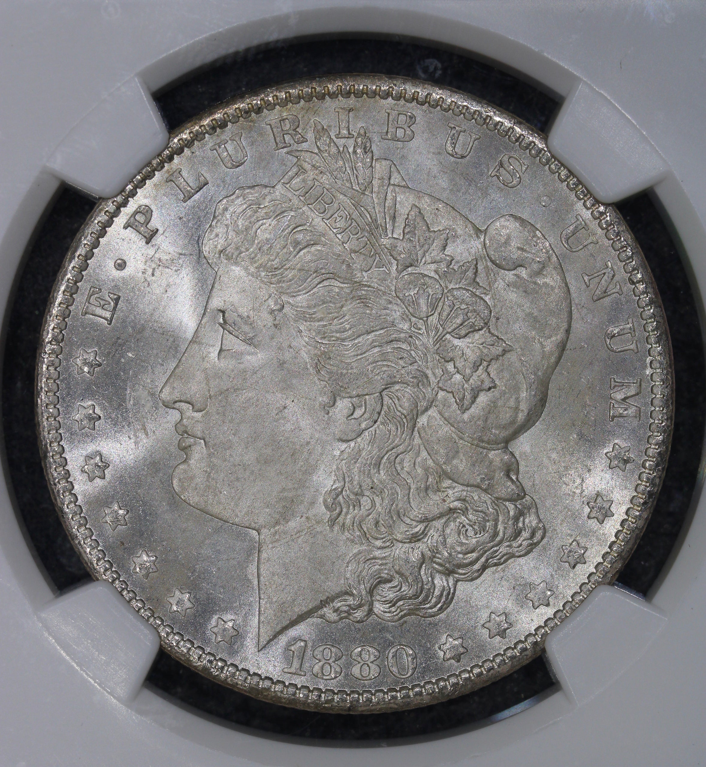 1880-CC (MS65) $1 Morgan Silver Dollar NGC