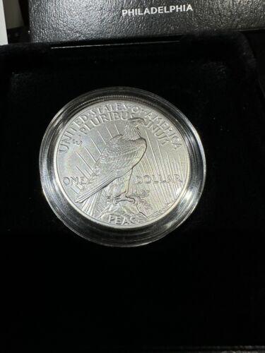 (1) 2021 Peace Silver Dollar with OGP & COA - 21XH