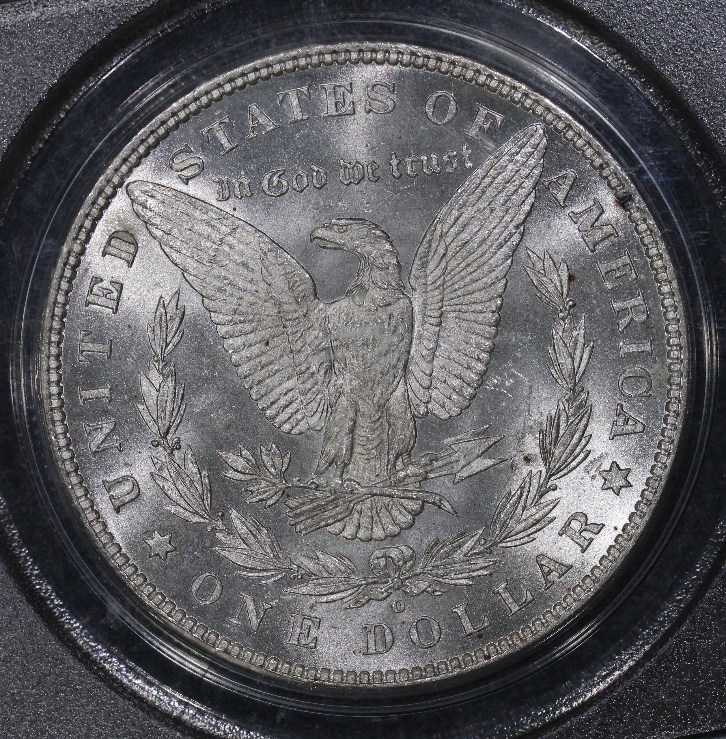 1880-O (MS63 CAC) $1 Morgan Silver Dollar Old Green Holder PCGS OGH