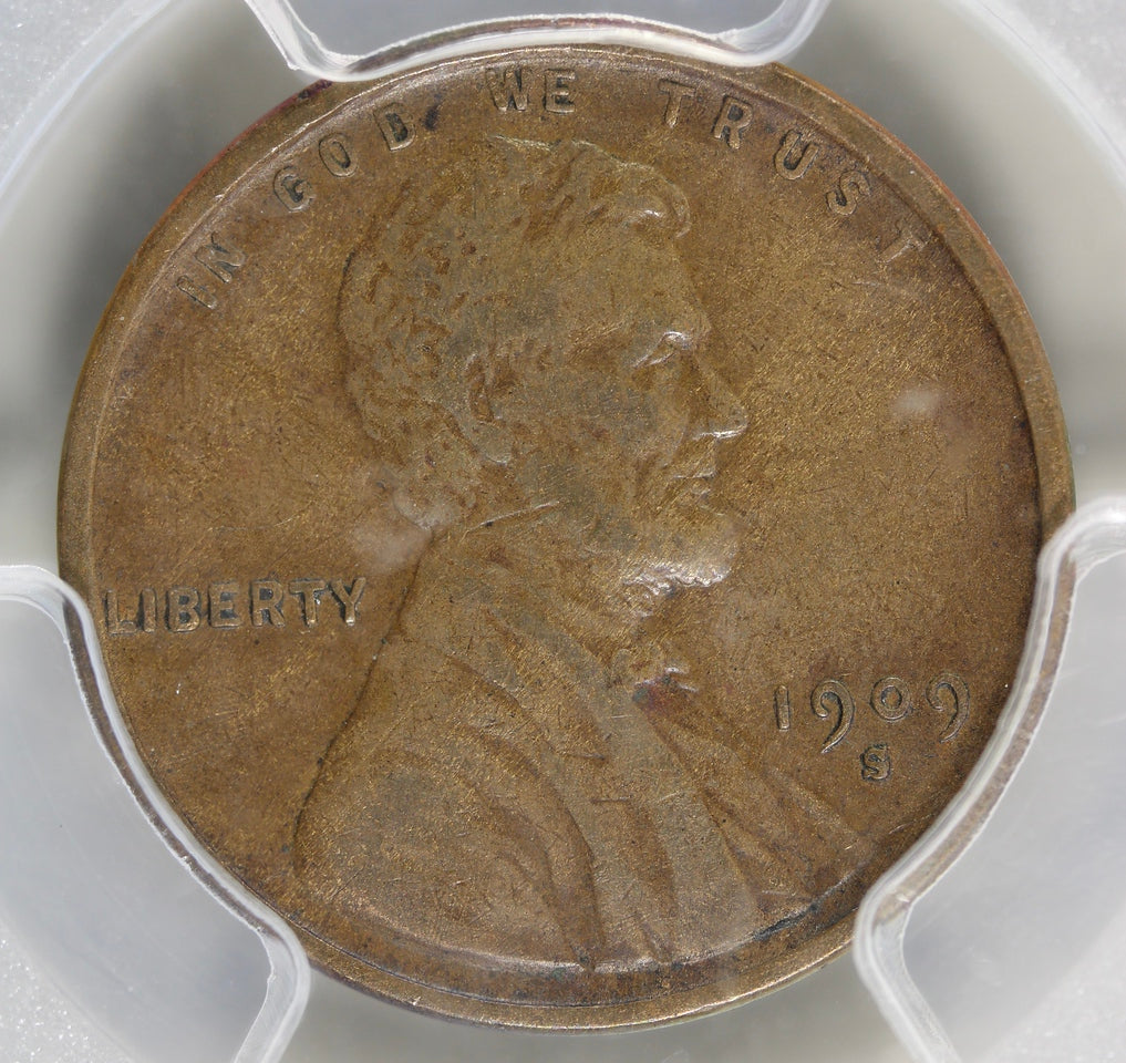 1909-S Lincoln Wheat Cent 1c PCGS XF40