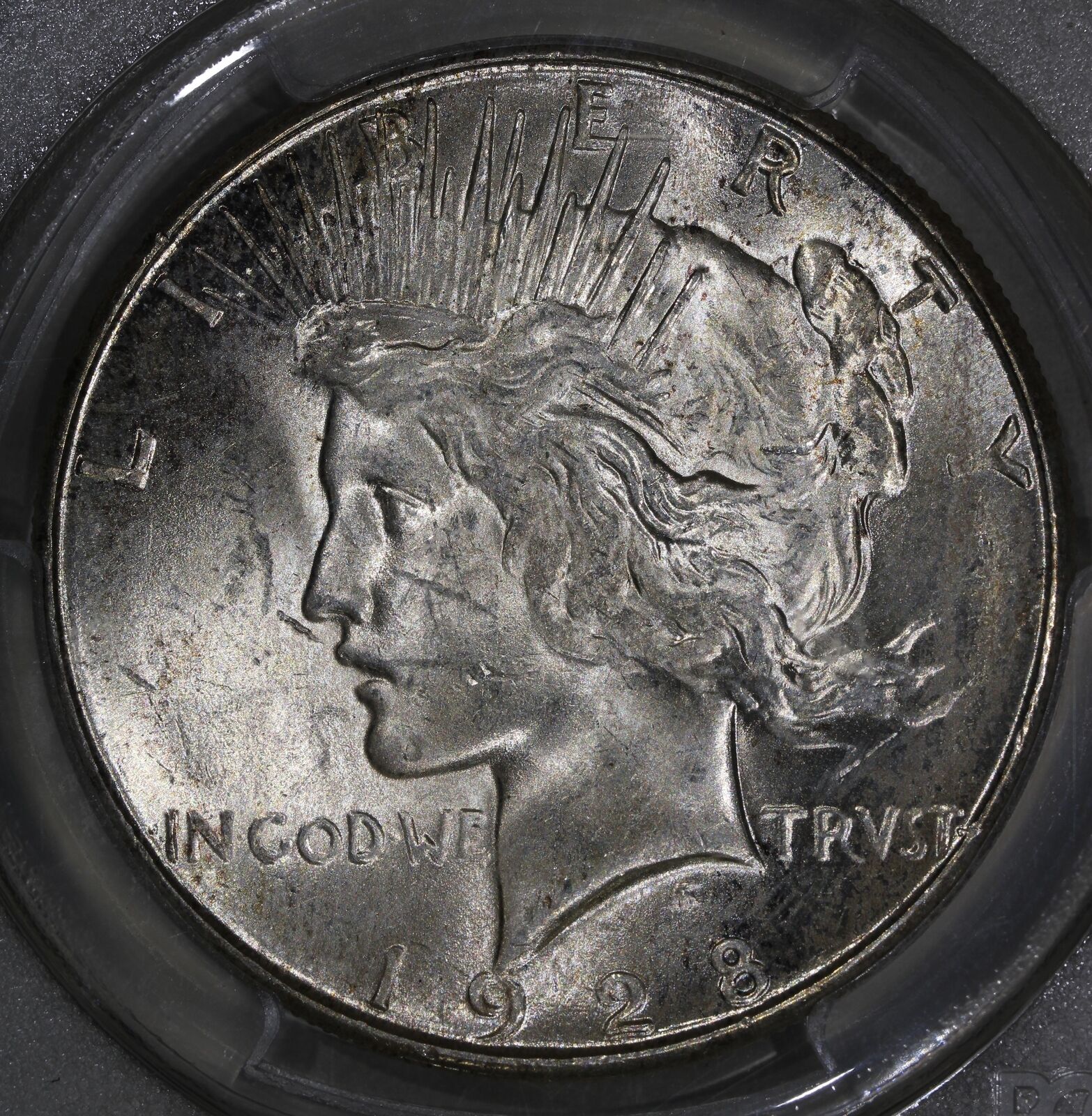 1928-S (MS63) Peace Silver Dollar $1 NGC Graded Coin