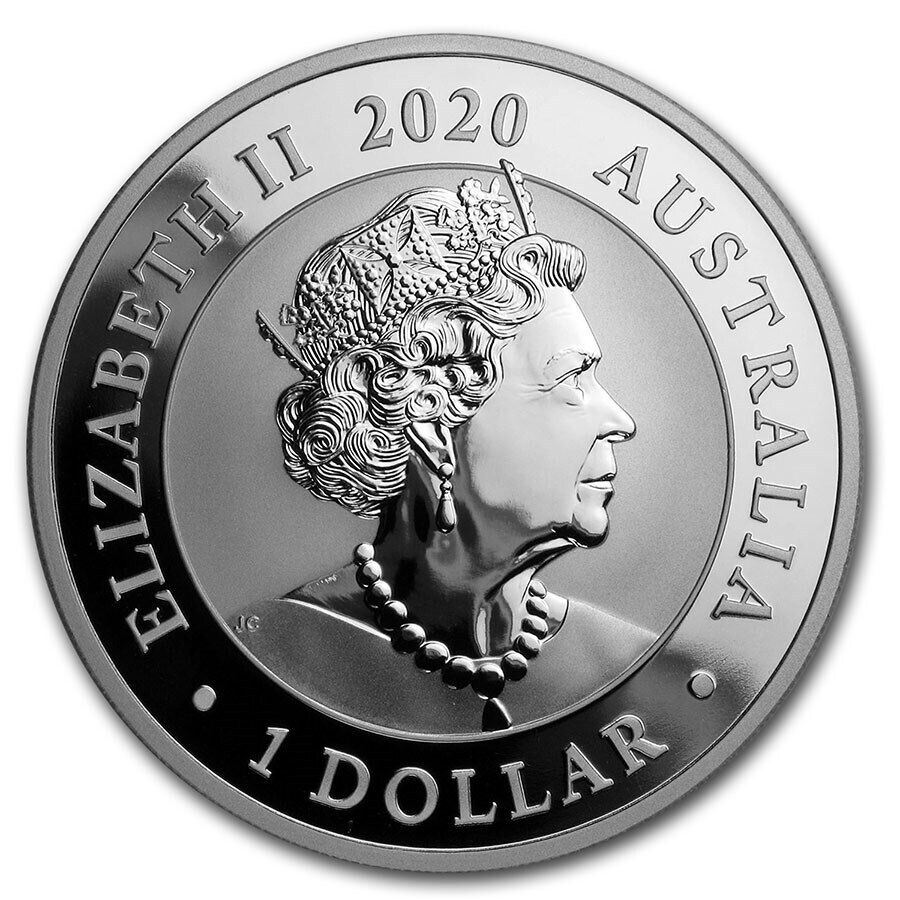 2020 Australian Swan Silver 1 oz .9999 BU Coin