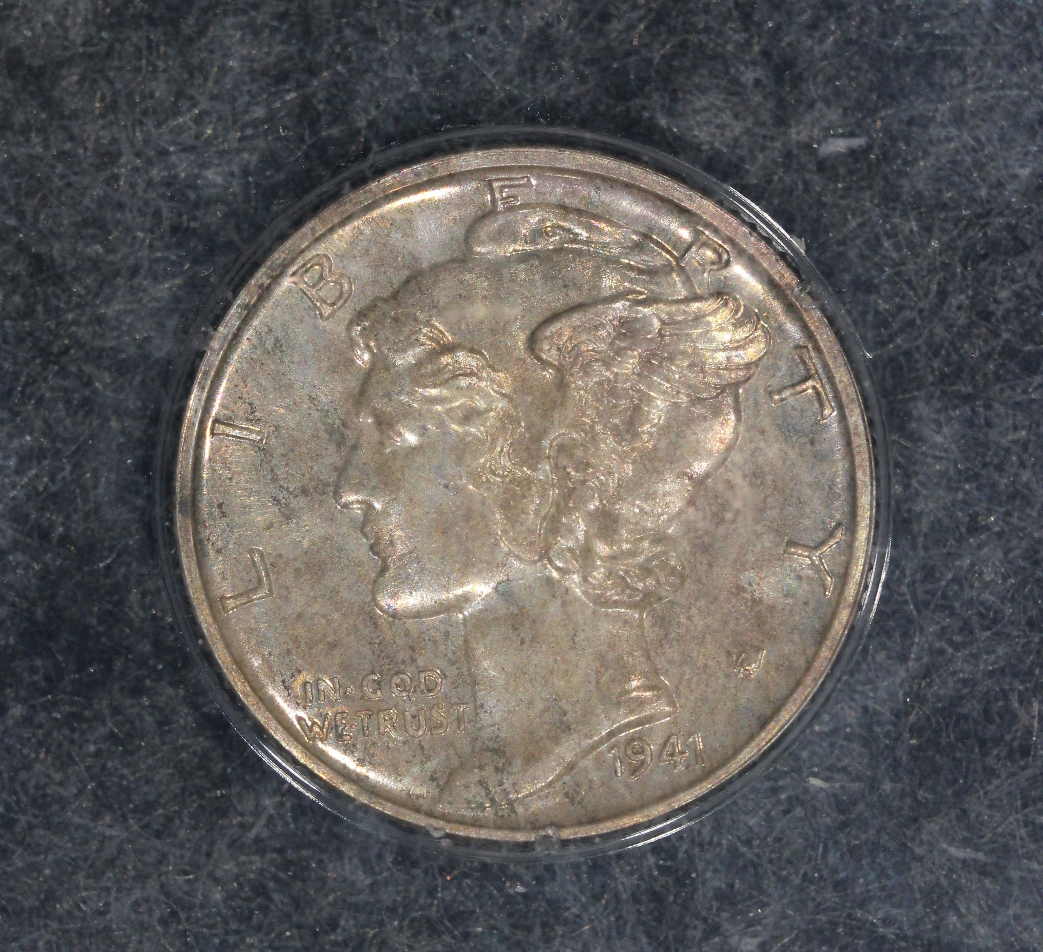 1941 (PR64) Proof Mercury Dime 10c PCGS Rattler