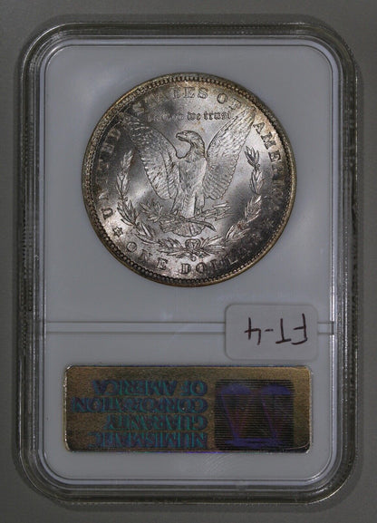 1899-O (MS64) Morgan Silver Dollar NGC Old Fatty Holder - Toned $1