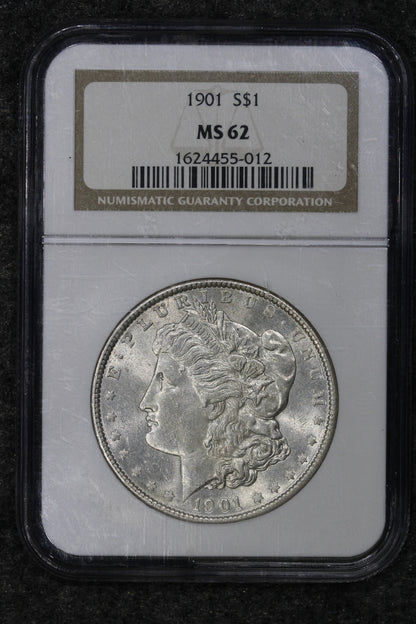 1901 (MS62) $1 Morgan Silver Dollar NGC